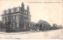 SAINT POL SUR MER - Brasserie Déjummé Et Rue De La Mer - Très Bon état - Saint Pol Sur Mer