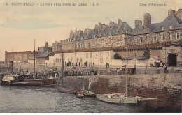 SAINT MALO - La Cale Et La Porte De Dinan - Très Bon état - Saint Malo