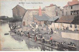 RENNES - Lavoir, Pont Saint Martin - état - Rennes