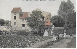 95 - Bonneuil En France - Sarcelles - La Chute - L'Abreuvoir - CPA ANIMEE COLORISEE 1904 EDIT. TABAC LEGUAY - Sarcelles