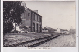 BOISSY LES PERCHE : La Gare - Photo Format Cpa Des Années 1950 - Très Bon état - Other & Unclassified