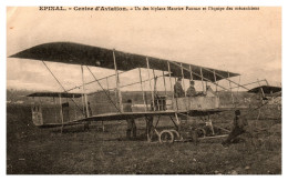 Centre D'Aviation Epinal Dogneville - Un Des Biplans Farman Et L'équipe De Mécaniciens (Testart éditeur) - Epinal