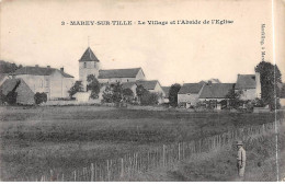 MAREY SUR TILLE - Le Village Et L'Abside De L'Eglise - Très Bon état - Autres & Non Classés