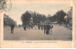 VIERZON - Avenue De La Gare Et Route De Paris - état - Vierzon