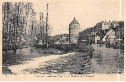 CHATEAUNEUF SUR CHER - Le Château Et Le Déversoir - Très Bon état - Chateauneuf Sur Cher