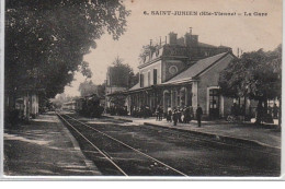 SAINT JUNIEN : La Gare - Très Bon état - Andere & Zonder Classificatie