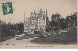 VILLERS SUR MER : Villa """"le Plein Air"""" Vers 1910 - Bon état (un Petit Pli D'angle) - Other & Unclassified