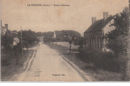 LA BUSSIERE : La Route D' Ouzouer Vers 1920 - Très Bon état - Other & Unclassified