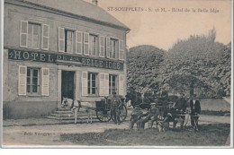 SAINT SOUPPLETS : Hôtel De La Belle Idée Vers 1920 - Très Bon état - Sonstige & Ohne Zuordnung