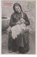 Paysanne De L'Aveyron Et Son Chien Vers 1910 - Très Bon état - Autres & Non Classés