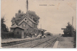 THIENNES : La Gare Vers 1920 - Très Bon état - Otros & Sin Clasificación