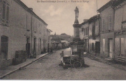 SAINT BARTHELEMY : La Place De La Vierge Vers 1920 - Très Bon état - Autres & Non Classés