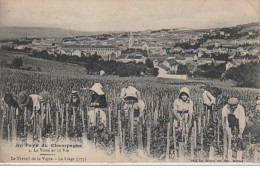 Au Pays Du Champagne : Le Travail De La Vigne Vers 1910 - Très Bon état - Andere & Zonder Classificatie