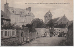 OCTEVILLE : L'église Et La Mairie - Très Bon état - Andere & Zonder Classificatie