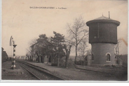 SALLES COURBATIERS : La Gare - Très Bon état - Autres & Non Classés