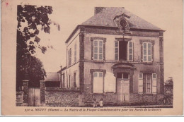 NEUVY : La Mairie Vers 1930 - Très Bon état - Andere & Zonder Classificatie