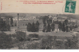 COUSANCES AUX FORGES : La Briqueterie Benoit Et Les Cité Champenois-Rambeaux Et Cie Vers 1910 - Très Bon état - Other & Unclassified