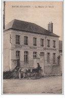 BOURG ET COMIN : La Mairie Et L'école Vers 1920 - Très Bon état - Altri & Non Classificati