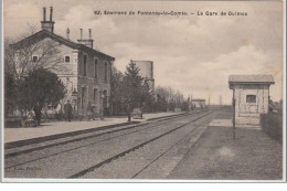 OULMES (environs De Fontenay Le Comte) : La Gare Vers 1910 - Très Bon état - Otros & Sin Clasificación