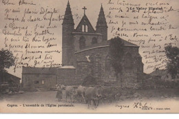 CAYRES : L' Ensemble De L' église Paroissiale Vers 1900 - Très Bon état - Sonstige & Ohne Zuordnung