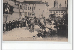 CLUNY - Fête Du Millénaire (Septembre 1910) - Grand Cortège Historique - Défilé Place Du Marché - Très Bon état - Cluny