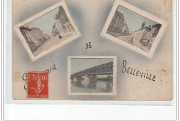 Souvenir De BELLEVILLE - Très Bon état - Belleville Sur Saone