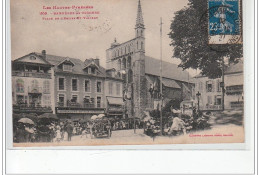 BAGNERES DE BIGORRE - Place De L'église Saint Vincent - Très Bon état - Bagneres De Bigorre