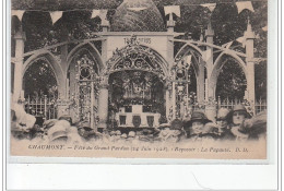 CHAUMONT - Fête Du Grand Pardon (24 Juin 1928) - Reposoir: La Papauté - Très Bon état - Chaumont