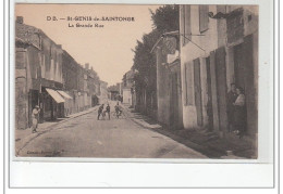 SAINT GENIS DE SAINTONGE - La Grande Rue - Très Bon état - Other & Unclassified