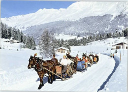 10544746 Lenzerheide GR Lenzerheide Pferde Schlittenfahrt X Lenzerheide Chur - Sonstige & Ohne Zuordnung