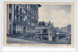 BIARRITZ - Boulevard De La Plage Et Hôtel Bristol  - Très Bon état - Biarritz