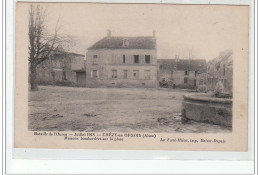 Bataille De L'Ourcq - Juillet 1918 - CHEZY EN ORXOIS - Maisons Bombardées Sur La Place - Très Bon état - Other & Unclassified