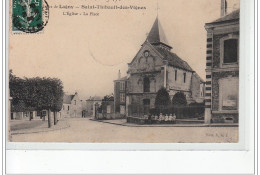 Environs De LAGNY - SAINT THIBAUT DES VIGNES - L'église - La Place - Très Bon état - Sonstige & Ohne Zuordnung