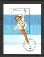 Cuba 1991 Winter Olympic Games ALBERTVILLE MS MNH - Inverno1992: Albertville