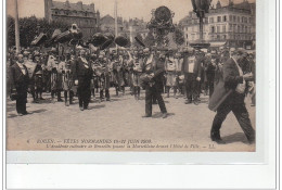 ROUEN - Fêtes Normandes 18-21 Juin 1909 - L'Académie Culinaire De Bruxelles Jouant La Marseillaise - Très Bon état - Rouen