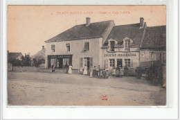 DRACY SAINT LOUP - Hôtel Et Café Labille - Très Bon état - Autres & Non Classés