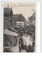 DIJON - Rue Bannelier Un Jour De Marché - Très Bon état - Dijon