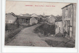 LEFFONDS - Entrée Du Pays - Route De Marac - état (un Coin Décollé) - Autres & Non Classés
