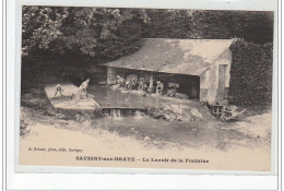 SAVIGNY SUR BRAYE - Le Lavoir Et La Fontaine - Très Bon état - Other & Unclassified