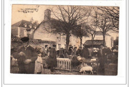 COUTANCES : Un Coin Du Marché - Tres Bon état - Coutances