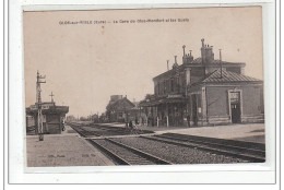 GLOS-sur-RISLE : La Gare De Glos-montfort Et Les Quais - Tres Bon Etat - Other & Unclassified