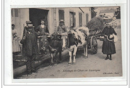 AUVERGNE : Attelage De Char En Auvergne - Tres Bon état - Sonstige & Ohne Zuordnung