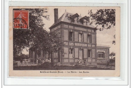 BERVILLE-EN-ROUMOIS : La Mairie Les Ecoles - Tres Bon Etat - Other & Unclassified