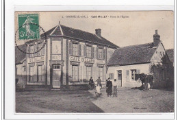 BROUE : Café Millet, Place De L'eglise - Tres Bon Etat - Sonstige & Ohne Zuordnung