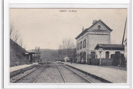 CORCY : La Halte, La Gare - Tres Bon Etat - Autres & Non Classés