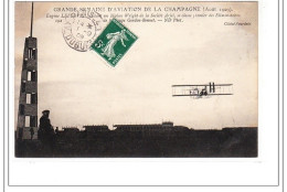 CHAMPAGNE : Grande Semaine D´aviation De La Champagne Aout 1909 - Tres Bon état - Autres & Non Classés