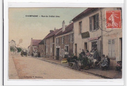 CHAMPAGNE : Rue De L'hotel Dieu - Tres Bon Etat - Champagne Sur Oise