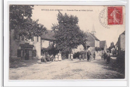 BRESSE-sur-GROSNE : Grande-rue Et Hotel Grisot - Tres Bon Etat - Autres & Non Classés