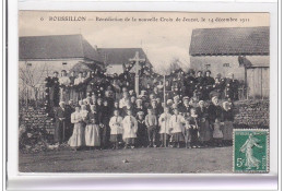 ROUSSILLON : Benediction De La Nouvelle Croix De Jeuzot, Le 14 Decembre 1911 - Tres Bon Etat - Other & Unclassified