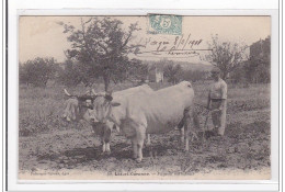 LOT-et-GARONNE : Paysan Au Labour - Etat - Sonstige & Ohne Zuordnung